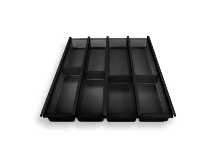 SOTECH Besteckkästen<Cuisio Besteckeinsatz 500 mm Höhe 55 mm Transluzent Anthrazit Für Blum Legrabox 473 mm