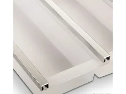 Best SOTECH Cuisio Besteckeinsatz 600 mm Höhe 55 mm Transluzent Weiß mit Messerblock