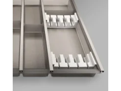 SOTECH Besteckkästen<Cuisio Besteckeinsatz 600 mm Höhe 55 mm Transluzent Graphitgrau mit Messerblock