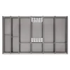 SOTECH Cuisio Besteckeinsatz 55mm Transluzent Graphitgrau mit Messerblock Für Blum Legrabox 473mm mit Korpusbreite 900mm