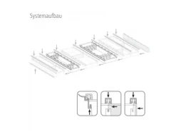 Discount SOTECH Cuisio Besteckeinsatz 55mm Transluzent Graphitgrau mit Messerblock Für Blum Legrabox 473mm mit Korpusbreite 450mm