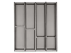 SOTECH Cuisio Besteckeinsatz Höhe 55 mm Transluzent Graphitgrau Für Blum Legrabox 473 mm mit Korpusbreite 500 mm< Besteckkästen