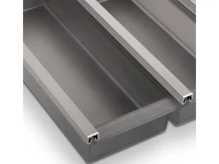 SOTECH Cuisio Besteckeinsatz Höhe 55 mm Transluzent Graphitgrau Für Blum Legrabox 473 mm mit Korpusbreite 500 mm< Besteckkästen