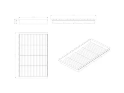 SOTECH Besteckkästen<Cuisio Gewürzeinsatz 600 mm Höhe 55 mm Transluzent Anthrazit Für Blum Legrabox 473 mm