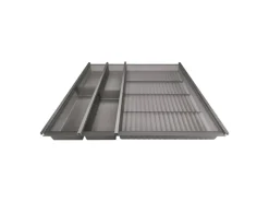 SOTECH Cuisio Gewürzeinsatz Höhe 55 mm Transluzent Graphitgrau Für Blum Legrabox 473 mm mit Korpusbreite 600 mm< Besteckkästen