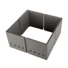 SOTECH 3er Set Organisationsrahmen CuisioFlex 129 mm Höhe Stufenlos Verstellbar von 236 - 386 mm inkl. Anti-Rutsch-Füße< Besteckkästen