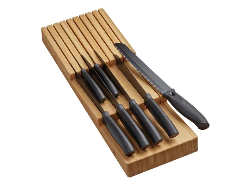 SOTECH Mehrzweckeinsatz SEPARADO Individual Genarbt 300x474x51mm Schubladeneinsatz inkl. Bambus Messereinsatz< Besteckkästen