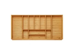SOTECH ORGA-BOX 3 Bambus Besteckeinsatz Für 100er Schublade 473x897x56 mm 11 Fächer Für Nobilia Küchen Ab August 2012< Besteckkästen