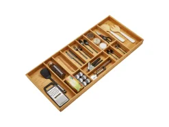 SOTECH Besteckkästen<Orga-Box-1 Bambus Besteckeinsatz 15 Fächer Für Blum Tandembox Antaro Schubladen 1119x473x56 mm im 120er Schrank