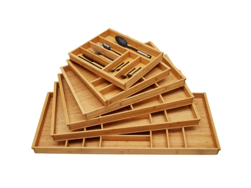 SOTECH Besteckkästen<Orga-Box-1 Bambus Besteckeinsatz 15 Fächer Für Blum Tandembox Antaro Schubladen 1119x473x56 mm im 120er Schrank