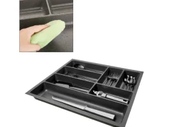Discount SOTECH ORGA-BOX-2 Besteckeinsatz Tiefe 462 mm Höhe 50,5 mm Für Nobilia Küchen Canvas Struktur Breite 409 mm Anthrazit