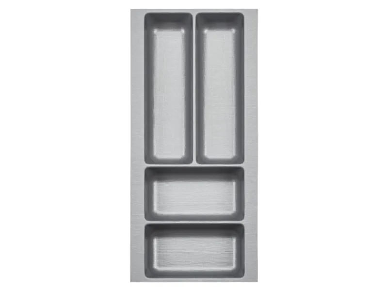 SOTECH ORGA-BOX-2 Besteckeinsatz Tiefe 462 mm Höhe 50,5 mm Für Nobilia Küchen Canvas Struktur Breite 209 mm< Besteckkästen