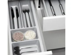 SOTECH ORGA-BOX-2 Besteckeinsatz Tiefe 462 mm Höhe 50,5 mm Für Nobilia Küchen Canvas Struktur Breite 209 mm< Besteckkästen