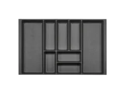 SOTECH ORGA-BOX-2 Besteckeinsatz Tiefe 462 mm Höhe 50,5 mm Für Nobilia Küchen Canvas Struktur Breite 709 mm< Besteckkästen