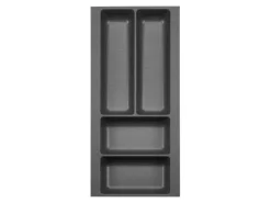Online SOTECH ORGA-BOX-2 Besteckeinsatz Tiefe 462 mm Höhe 50,5 mm Für Nobilia Küchen Canvas Struktur Breite 209 mm Anthrazit