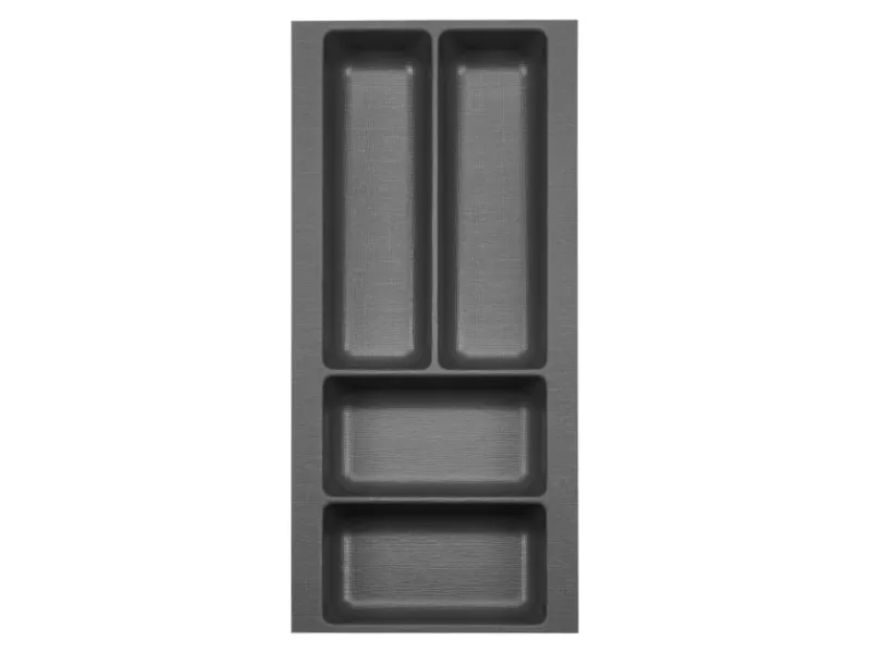 Online SOTECH ORGA-BOX-2 Besteckeinsatz Tiefe 462 mm Höhe 50,5 mm Für Nobilia Küchen Canvas Struktur Breite 209 mm Anthrazit