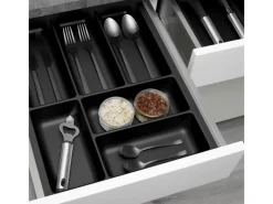 Online SOTECH ORGA-BOX-3 Besteckeinsätze Tiefe 473 mm Höhe 50,5 mm Schubladeneinsätze Breite 341 mm Anthrazit