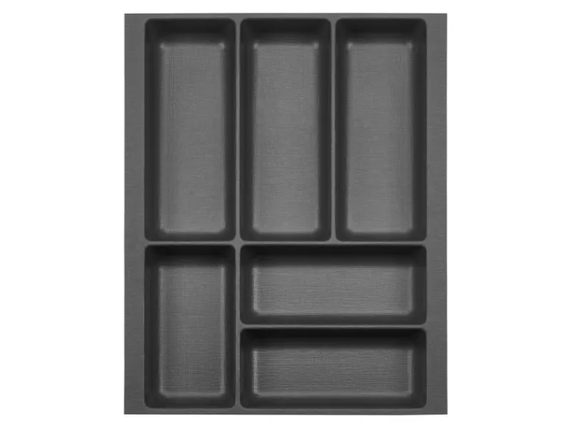 SOTECH ORGA-BOX-2 Besteckeinsatz Tiefe 462 mm Höhe 50,5 mm Für Nobilia Küchen Canvas Struktur Breite 359 mm< Besteckkästen
