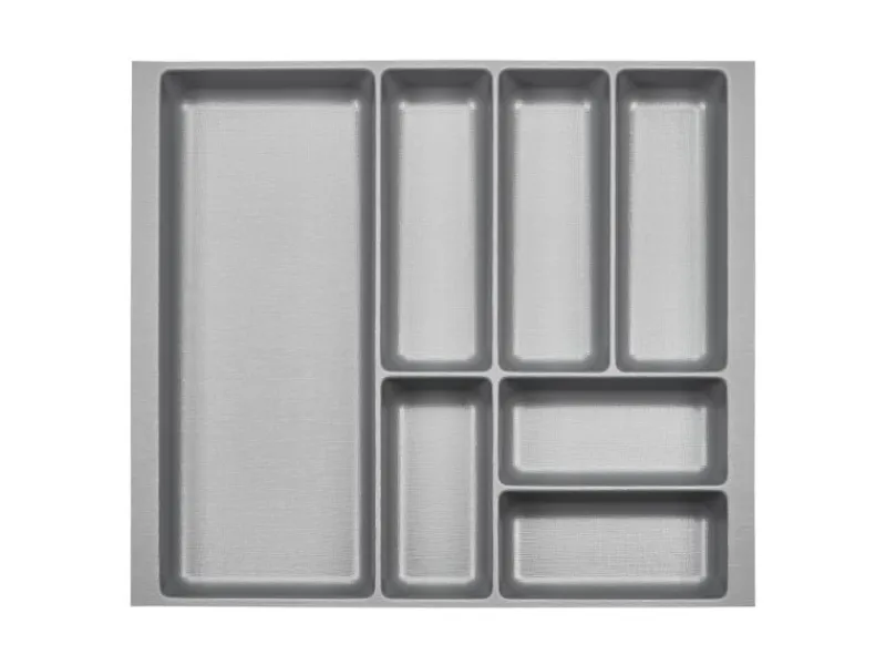 SOTECH ORGA-BOX-2 Besteckeinsatz Tiefe 462 mm Höhe 50,5 mm Für Nobilia Küchen Canvas Struktur Breite 509 mm< Besteckkästen