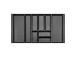 SOTECH Besteckkästen<ORGA-BOX-2 Besteckeinsatz Tiefe 462 mm Höhe 50,5 mm Für Nobilia Küchen Canvas Struktur Breite 809 mm