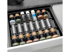 SOTECH ORGA-BOX-3 Gewürzgläsereinsatz Tiefe 473 mm Höhe 50,5 mm Schubladeneinsätze Breite 491 mm< Besteckkästen