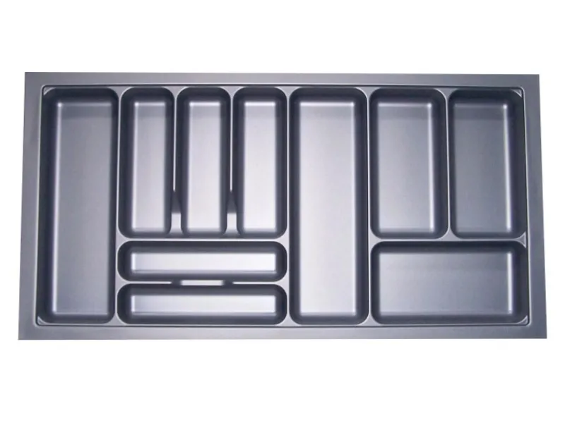 Discount SOTECH Orga-Box I Besteckeinsatz Silbergrau 1000 mm Höhe 55 mm Für Blum Tandembox und ModernBox