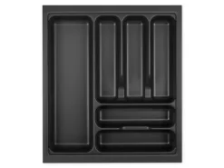 SOTECH Orga-Box I Besteckeinsatz Lavagrau 500 mm Höhe 55 mm Für Blum Tandembox und ModernBox