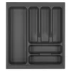 SOTECH Besteckkästen<Orga-Box I Besteckeinsatz Oriongrau 500 mm Höhe 55 mm Antirutschbeschichtung Für Blum Tandembox und ModernBox