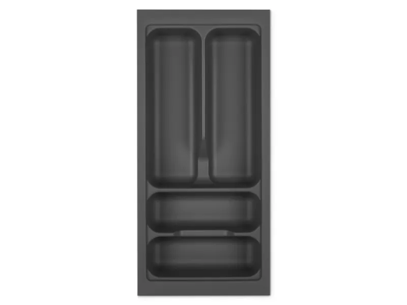 SOTECH Besteckkästen<Orga-Box I Besteckeinsatz Höhe 55 mm Oriongrau 300 mm Antirutschbeschichtung Für Blum Tandembox und ModernBox
