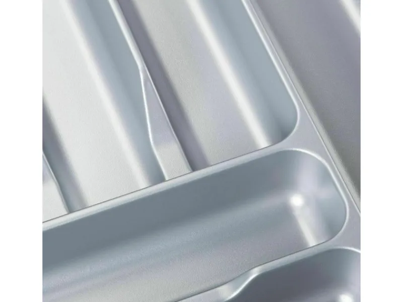 SOTECH Orga-Box I Besteckeinsatz Silbergrau 300 mm Höhe 55 mm Für Blum Tandembox und ModernBox< Besteckkästen