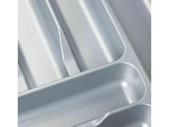 Best SOTECH Orga-Box I Besteckeinsatz Silbergrau 500 mm Höhe 55 mm Für Blum Tandembox und ModernBox