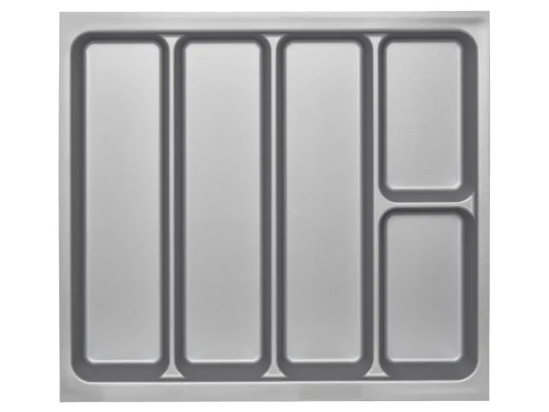SOTECH Besteckkästen<ORGA-BOX I Mehrzweckeinsatz Besteckeinsatz 519 x 50 x 473 mm Silbergrau Für Blum 60er Korpusbreite