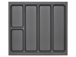 SOTECH ORGA-BOX I Mehrzweckeinsatz Besteckeinsatz 519 x 50 x 473 mm Oriongrau Für Blum 60er Korpusbreite< Besteckkästen