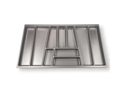 SOTECH Besteckkästen<ORGA-BOX II Besteckeinsatz 900 mm Höhe 45 mm Silbergrau Für Nobilia Schubladen