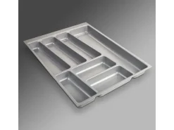 Online SOTECH ORGA-BOX II Besteckeinsatz 450 mm Höhe 45 mm Silbergrau Für Nobilia Schubladen