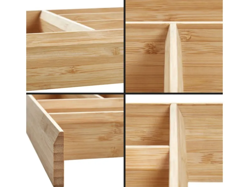 Sale SOTECH Orga-Box Individual Besteckeinsatz Bambus 473 x 273 x 50 mm Geölt