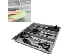 SOTECH ORGA-BOX-2 Multifunktionseinsatz Tiefe 462mm Höhe 50,5mm Für Nobilia Küchen Canvas Struktur 509mm< Besteckkästen