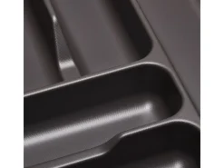 Best SOTECH Orga-Box VIII Besteckeinsatz 211 x 480 x 55 mm Lavagrau mit Perlstruktur Für 30er Schränke in Häcker Küchen