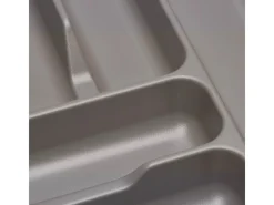 SOTECH Besteckkästen<Orga-Box VIII Besteckeinsatz 1111 x 480 mm Champagner mit Perlstruktur Für 120er Schränke in Häcker Küchen