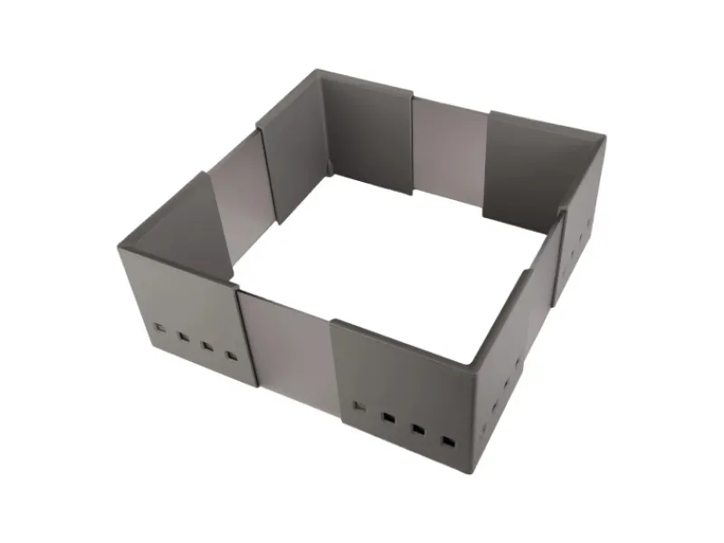 New SOTECH 1x Organisationsrahmen CuisioFlex 129 mm Höhe Stufenlos Verstellbar von 236 - 386 mm inkl. Anti-Rutsch-Füße