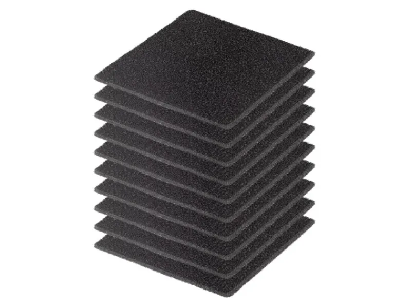 STAHLWERK Aktivkohlefilter Vorderseite 10er Set für Dunstabzug FE-27 ST< Dunstabzugshauben-Filter