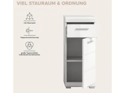 Standschrank 37 cm x 88 cm x 31 cm Front FSC®< Küchenschränke