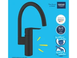 Grohe Einhebelmischer<Start Einhand-Spültischbatterie, 1/2"
