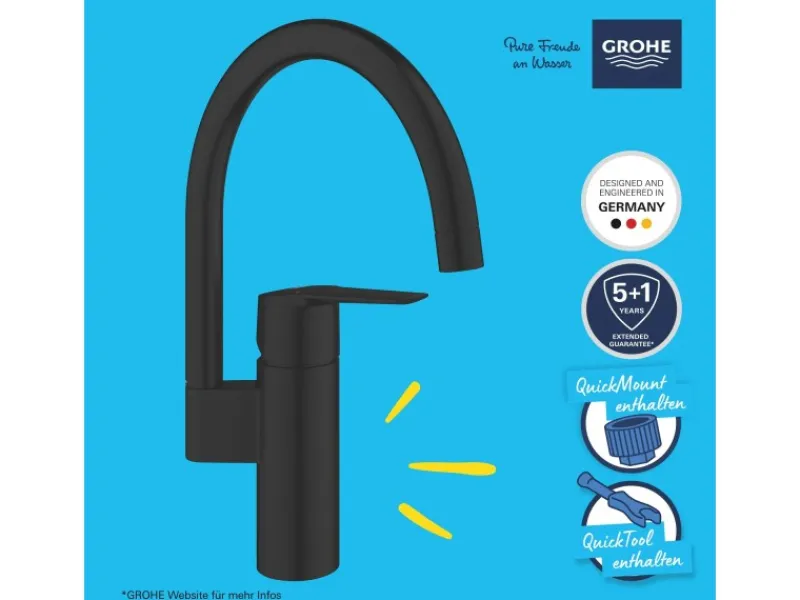 Grohe Einhebelmischer<Start Einhand-Spültischbatterie, 1/2"