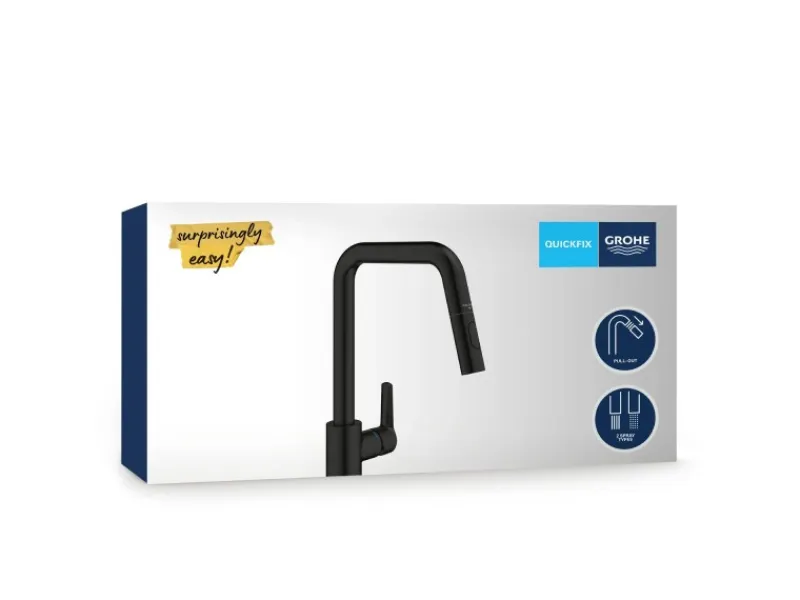 Grohe Einhebelmischer<Start Einhand-Spültischbatterie, 1/2" mit Brause