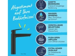 Grohe Start Einhand-Waschtischbatterie, 1/2" XL-Size< Einhebelmischer