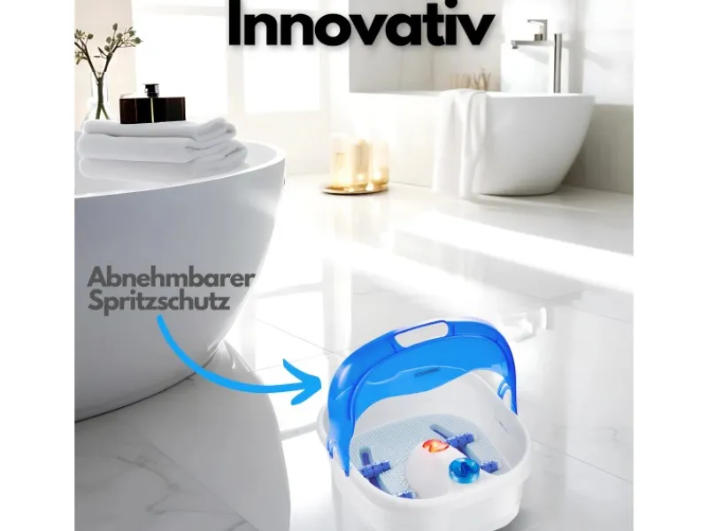 STEINBORG SB-1050 Fußsprudelbad mit Massagefunktion 3 Stufen 60 Watt< Haushaltsgeräte