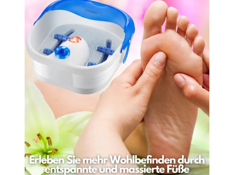 STEINBORG SB-1050 Fußsprudelbad mit Massagefunktion 3 Stufen 60 Watt< Haushaltsgeräte