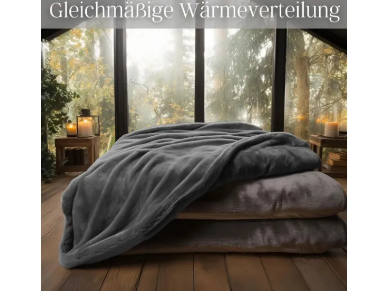 STEINBORG Haushaltsgeräte<SB-9522 Heizdecke mit Timer 9 Temperaturstufen 180x130 cm