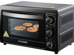 STEINBORG SB-3015 Minibackofen 15 Liter 1300 Watt Schwarz< Haushaltsgeräte